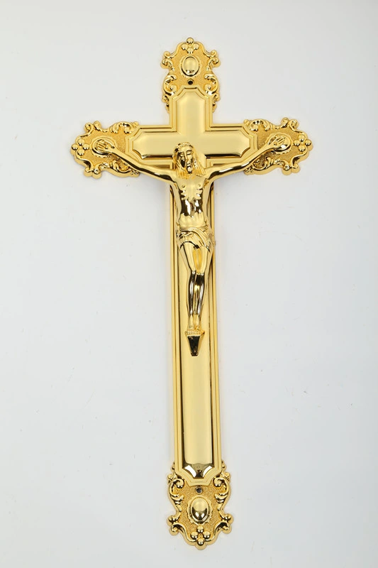 Free Sample Wholesale Plastic Coffin Accessories Casket Jesus Cross Coffin Accessories