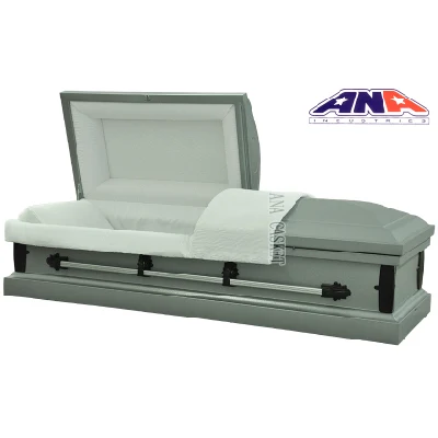 Ana Cheap No-Seal 20ga Steel Funeral Caixão Metal