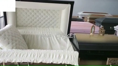 Caixão funerário de metal estilo americano 18 Ga aço Pieta