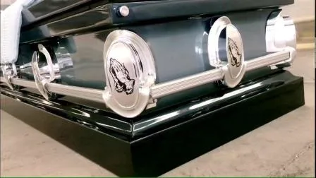 Caixão funerário de aço 20ga estilo americano mais popular